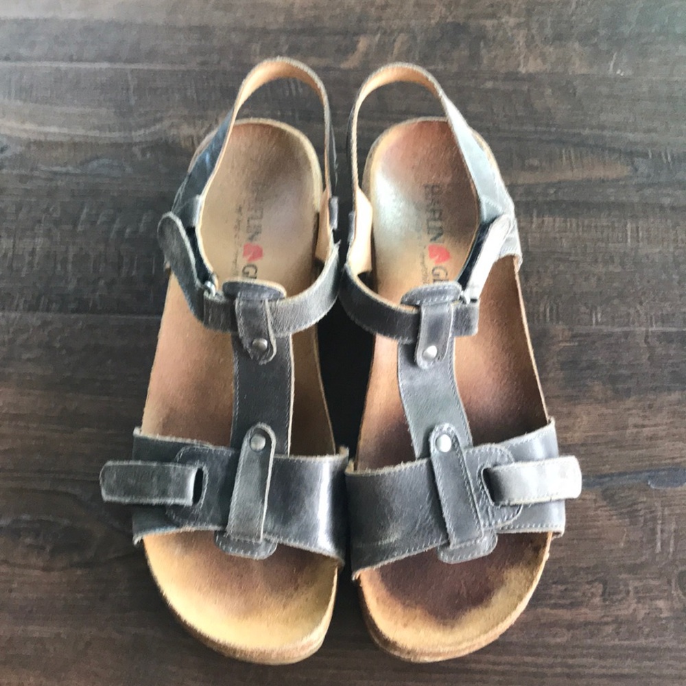 Awesome gray Haflinger sandals 40